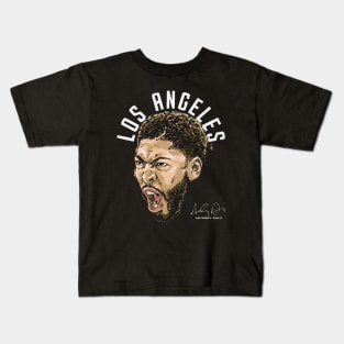 Anthony Davis Los Angels L Portrait City Arc Kids T-Shirt